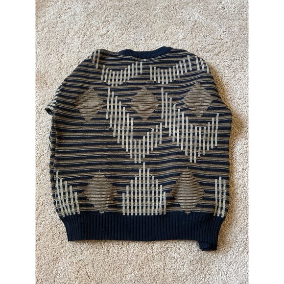 Vintage Men's Pacific Club Wool Acrylic Grandpa Grandpacore Crosby Sweater 90s - Picture 5 of 5